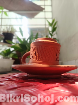 Aesthetic Clay Tea Cup || Tea Cup || চায়ের কাপ